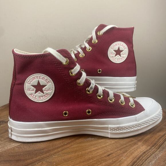 Converse Shoes - Converse Chuck Taylor 70 Beetroot Womens Dark Red Gold Size 9 High Top Shoes